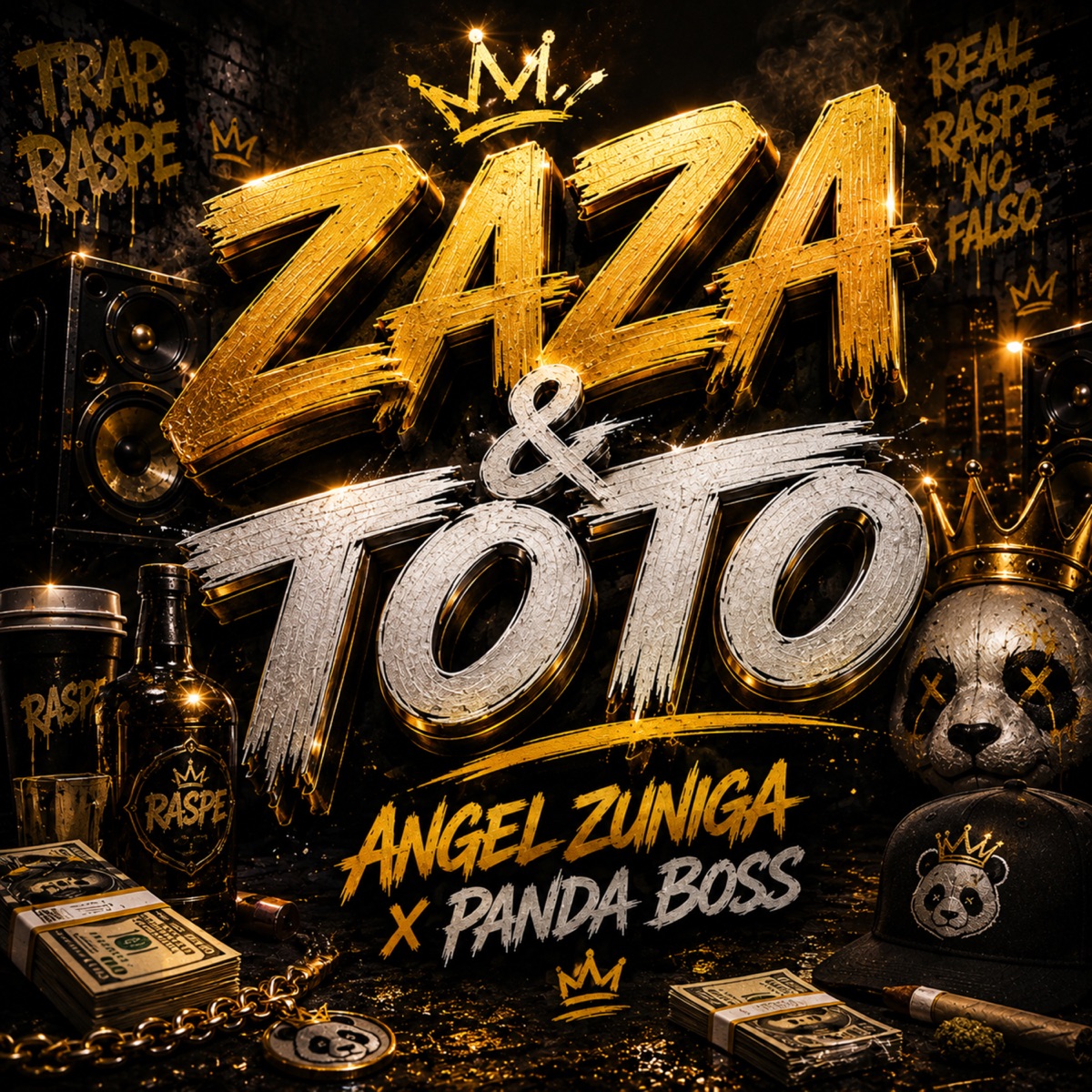 ZAZA & TOTO - Single by Angel Zuniga & Panda Boss album cover