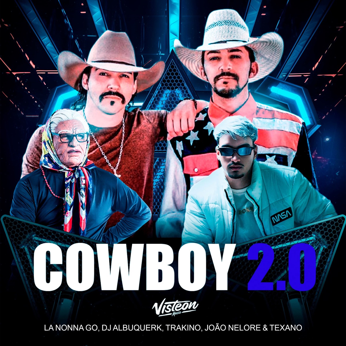Cowboy 2.0 (Eletrofunk) [feat. TRAKINO] - Single by La Nonna Go, DJ Albuquerk & João Nelore & Texano album cover