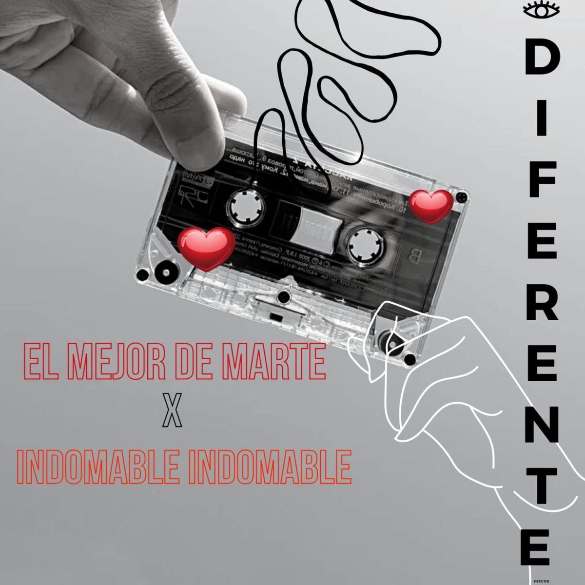 Diferente - Single by El mejor de Marte & INDOMABLE INDOMABLE album cover