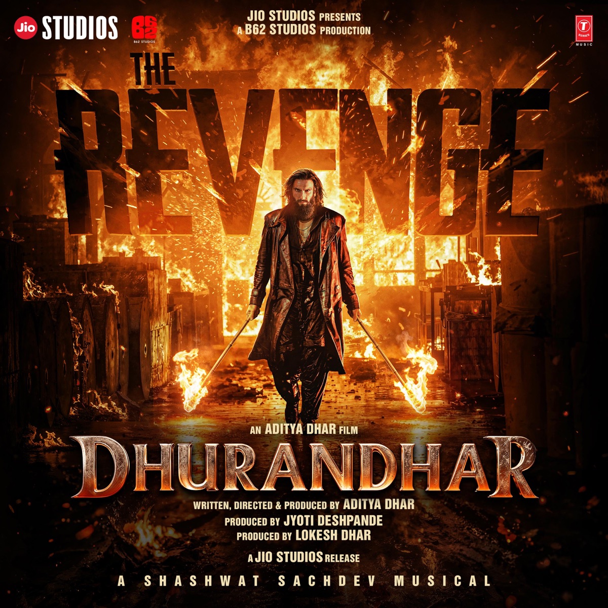 Rang De Lal (Oye Oye) (From "Dhurandhar The Revenge")[Original Motion Picture Soundtrack] - Single by Shashwat Sachdev, Jasmine Sandlas, Afsana Khan, Amit Kumar, Kalyanji-Anandji, Anand Bakshi & Reble album cover