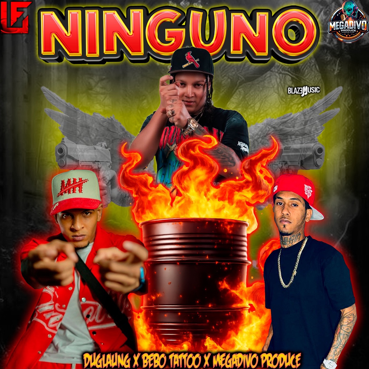 Ninguno - Single by Megadivo Produce, Duglaung & Bebo Tattoo album cover