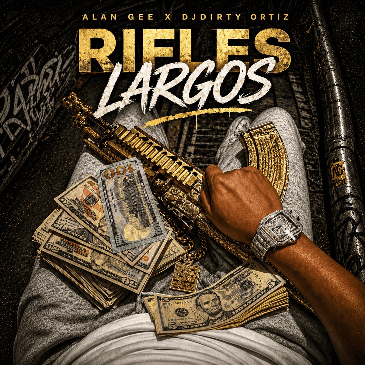 Rifles Largos - Single by DjDirty Ortiz & Alan Gee album cover