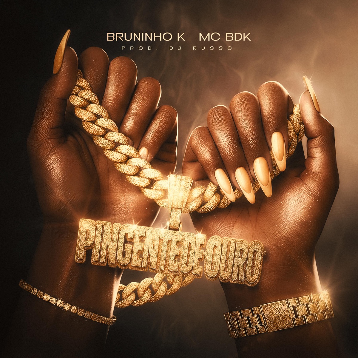 Pingente de Ouro - Single by MC BDK, Bruninho K & DJ Russo album cover