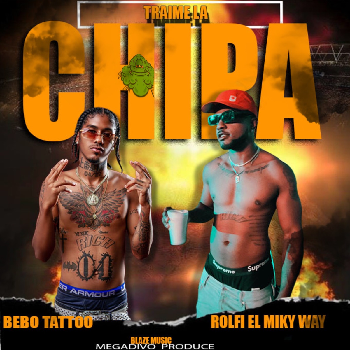 Traime La Chipa - Single by Bebo Tattoo, Megadivo Produce & Rolfi El Milky Way album cover
