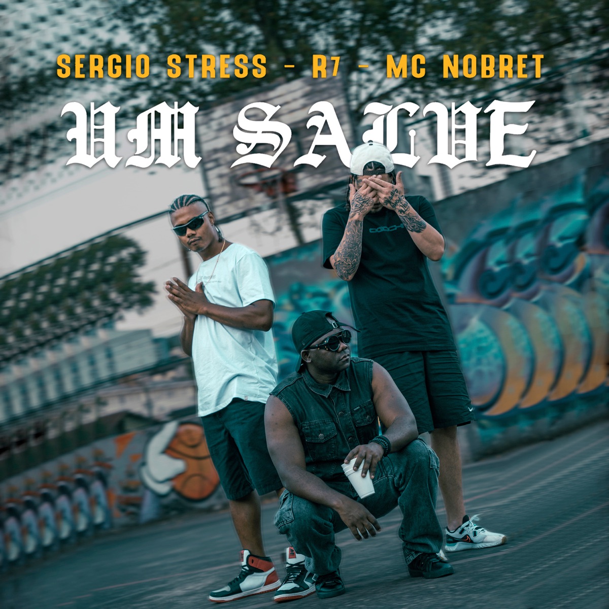 UM SALVE (feat. Rsete & mc nobret) - Single by Sérgio Stress album cover