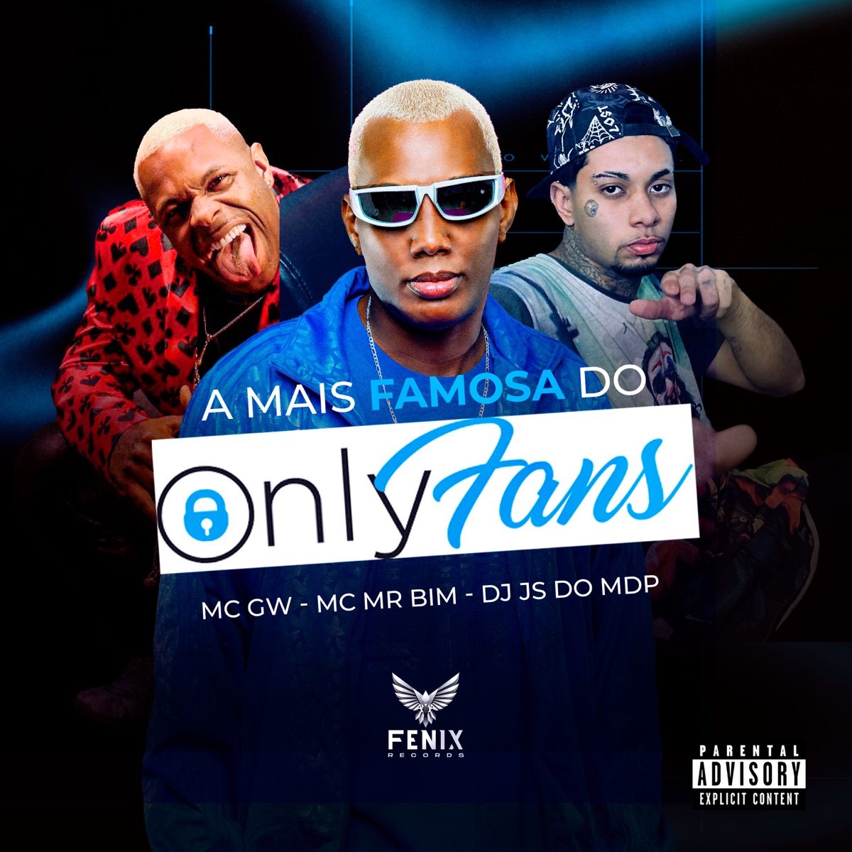 A Mais Famosa do Onlyfans - Single by DJ JS DO MDP, Mc Gw & MC Mr.Bim album cover