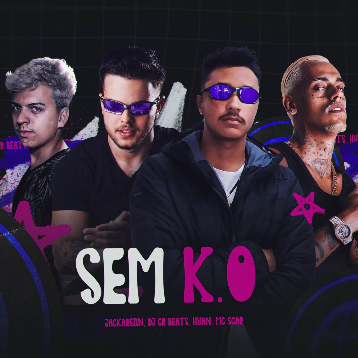 Sem K.O (feat. Hyan) - Single by Jackarezin, DJ GR BEATS & MC Scar album cover