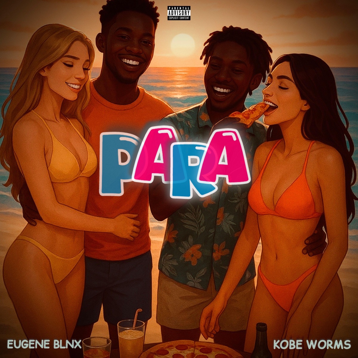 PARA (feat. Eugene BLNX) - Single by KOBE WORMS album cover