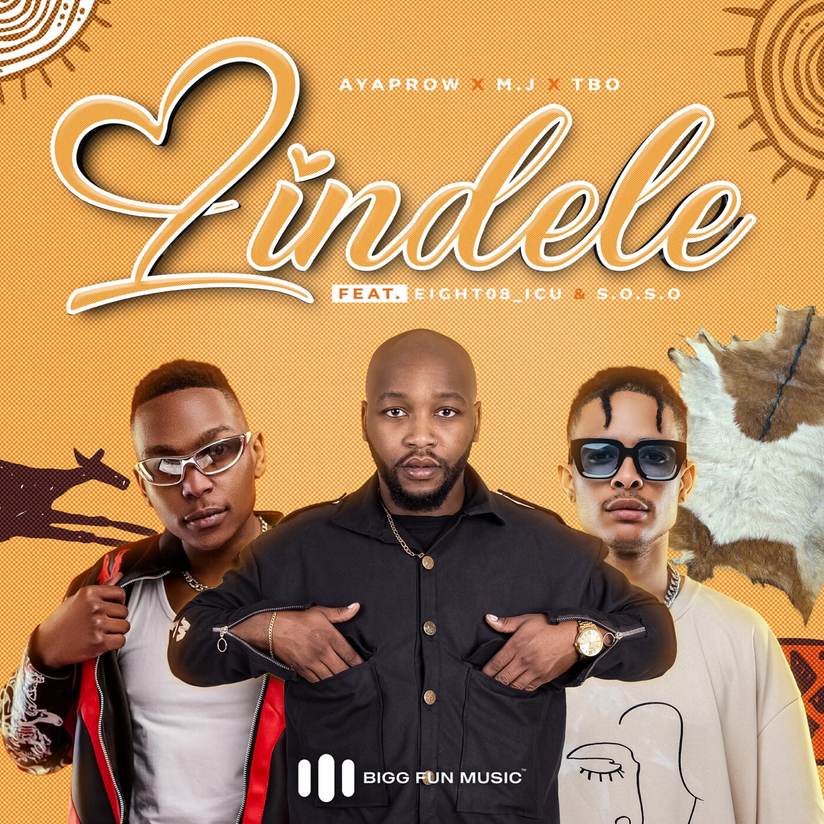 Lindele (feat. Eight08_ICU & S.O.S.O) - Single by AyaProw, M.J & TBO album cover