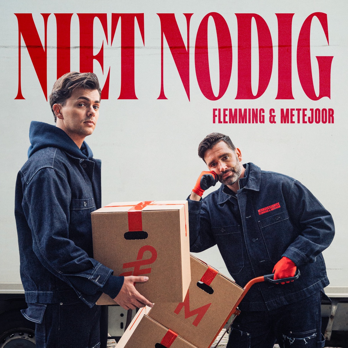 Niet Nodig - Single by FLEMMING & Metejoor album cover