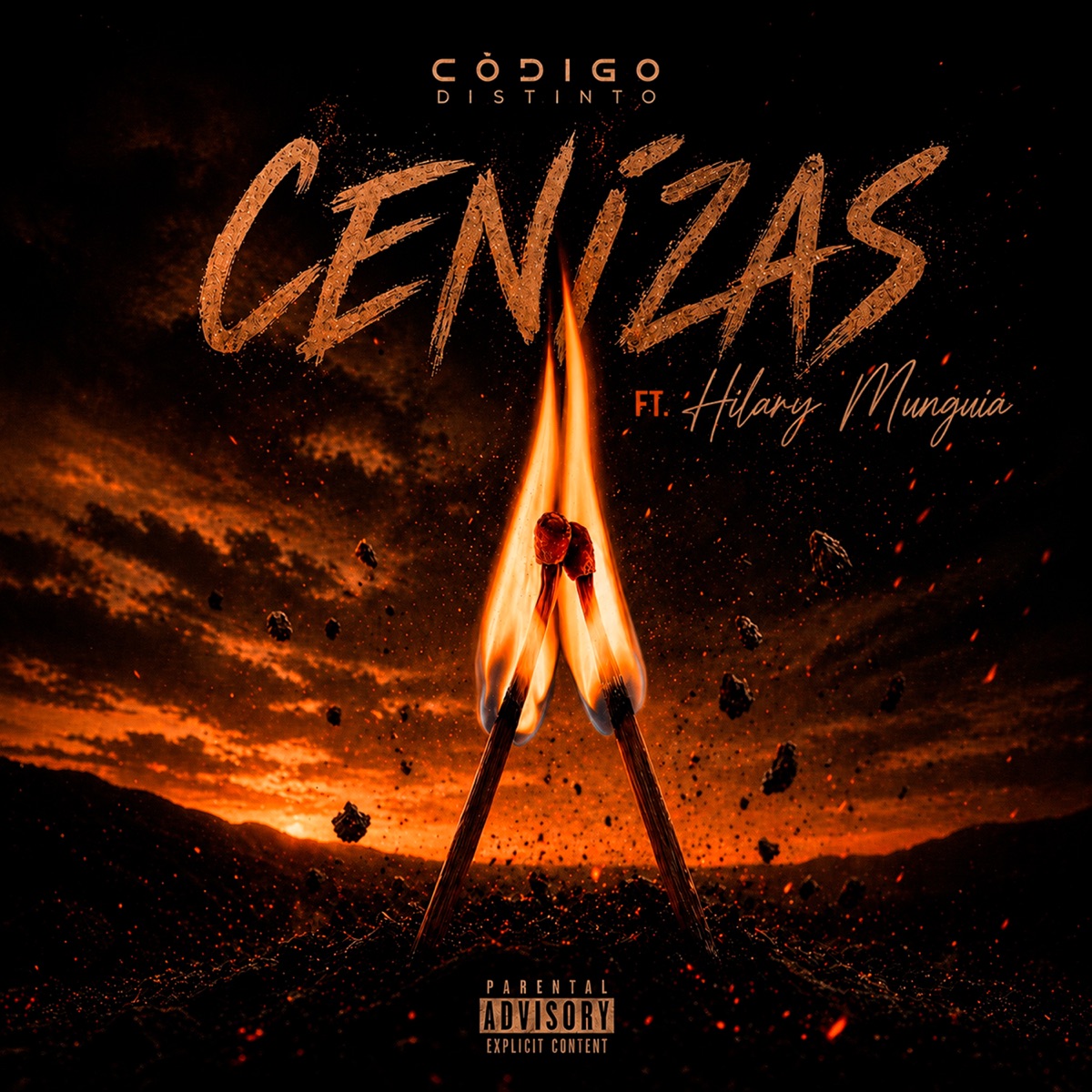 Cenizas (feat. Hilary Munguia) - Single by Código Distinto album cover