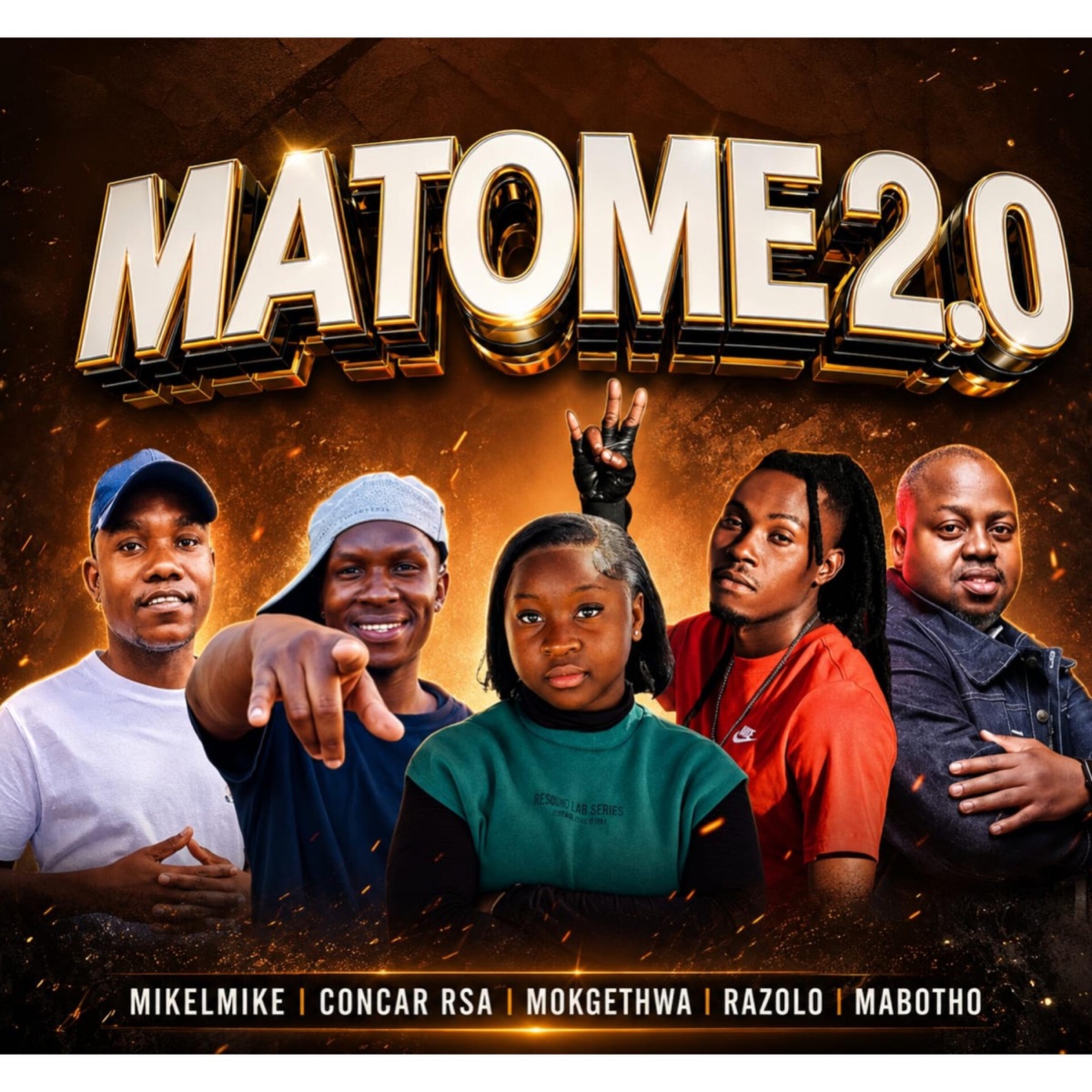 Matome 2.0 (feat. Razolo, Mabotho, Concar RSA & MikelMike) - Single by Mokgethwa Mmabutla album cover