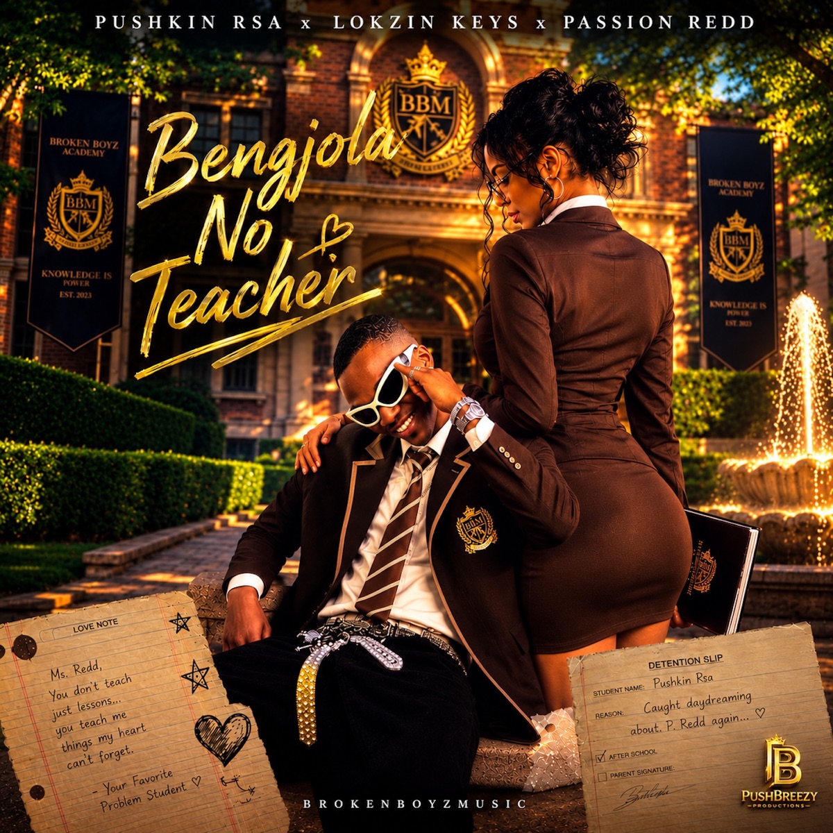 Bengjola No Teacher - Single by Pushkin RSA, Lokzin Keys & Passion redd album cover