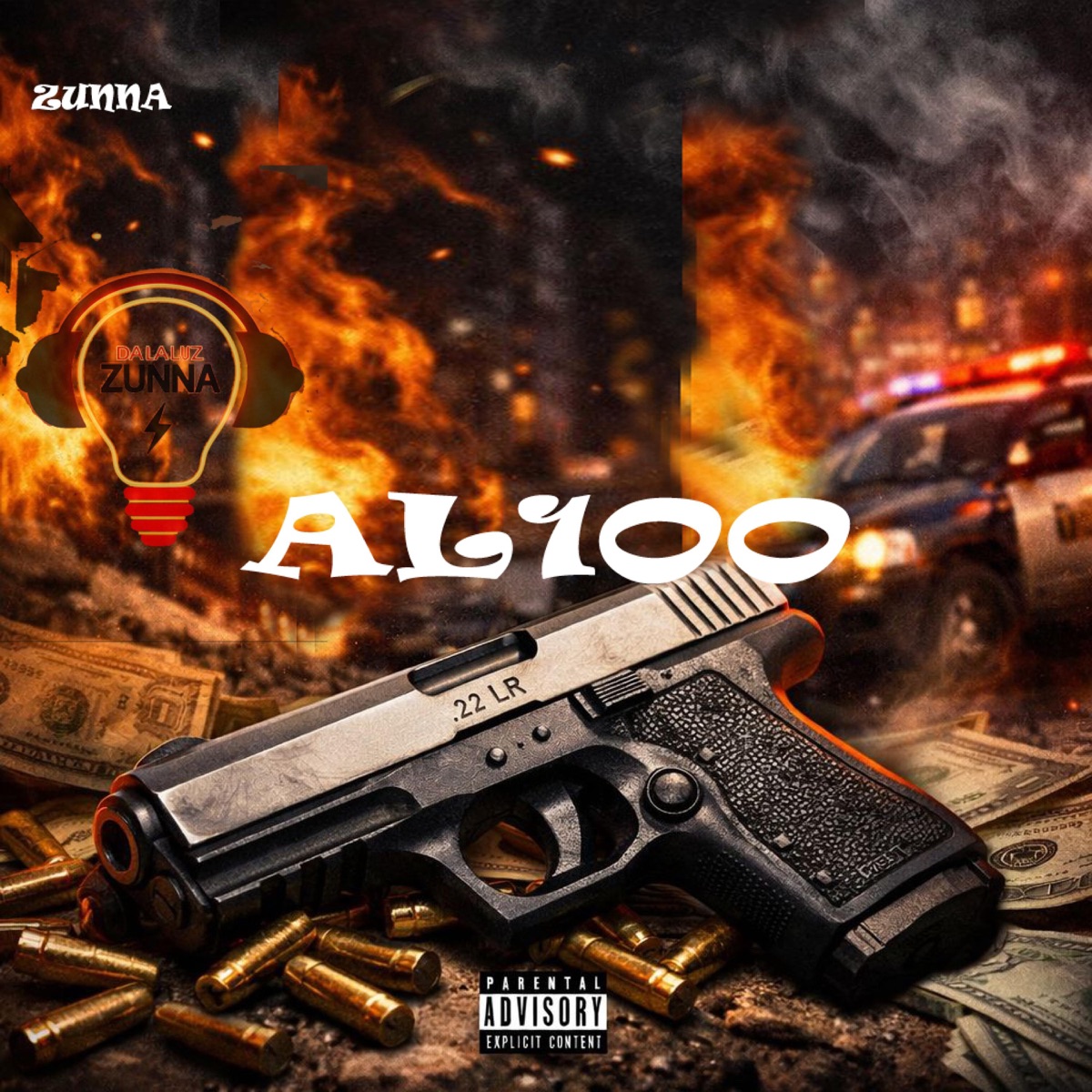 AL 1OO - Single by Zunna album cover