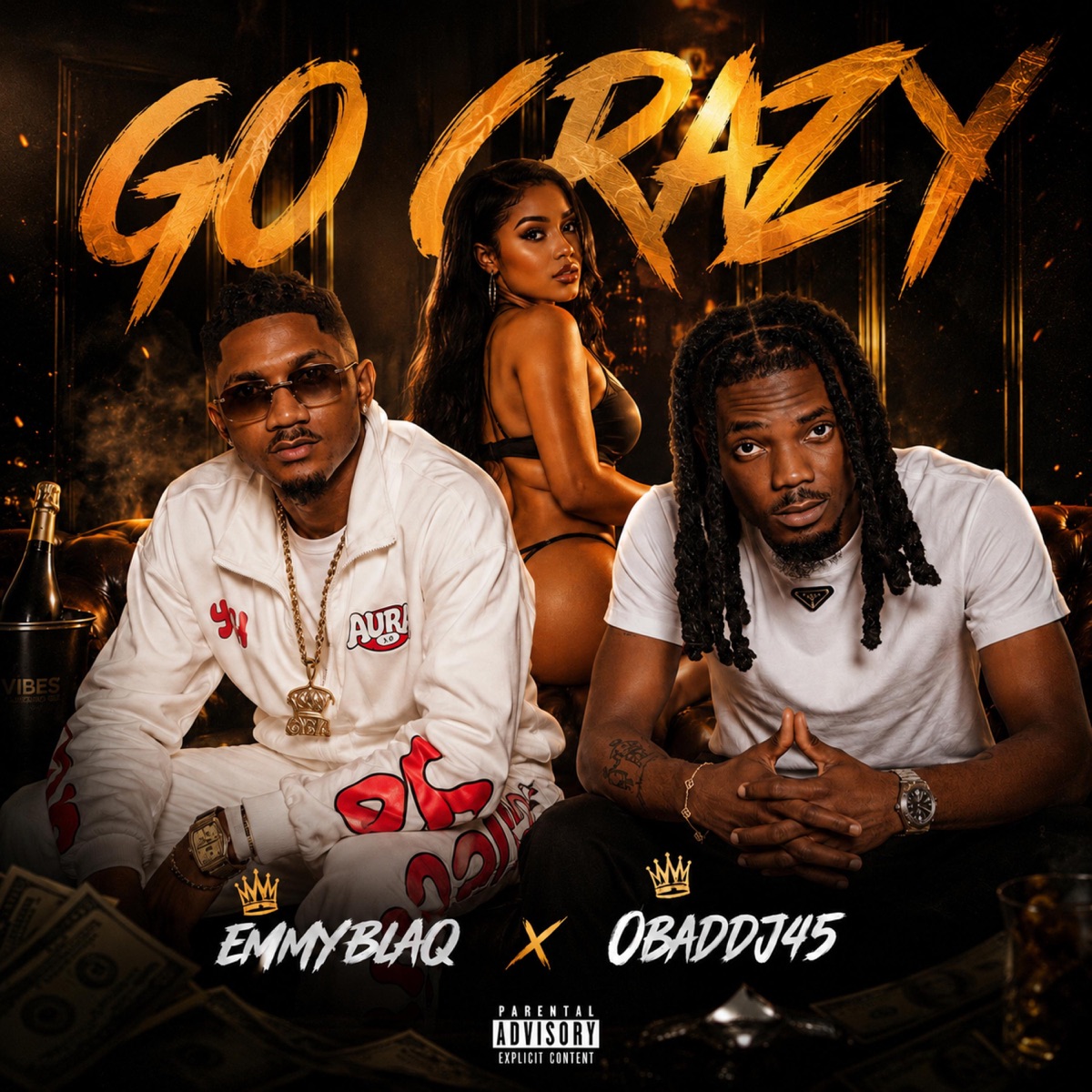 Go Crazy - Single by Emmyblaqcfr_ & OBA DDJ45 album cover