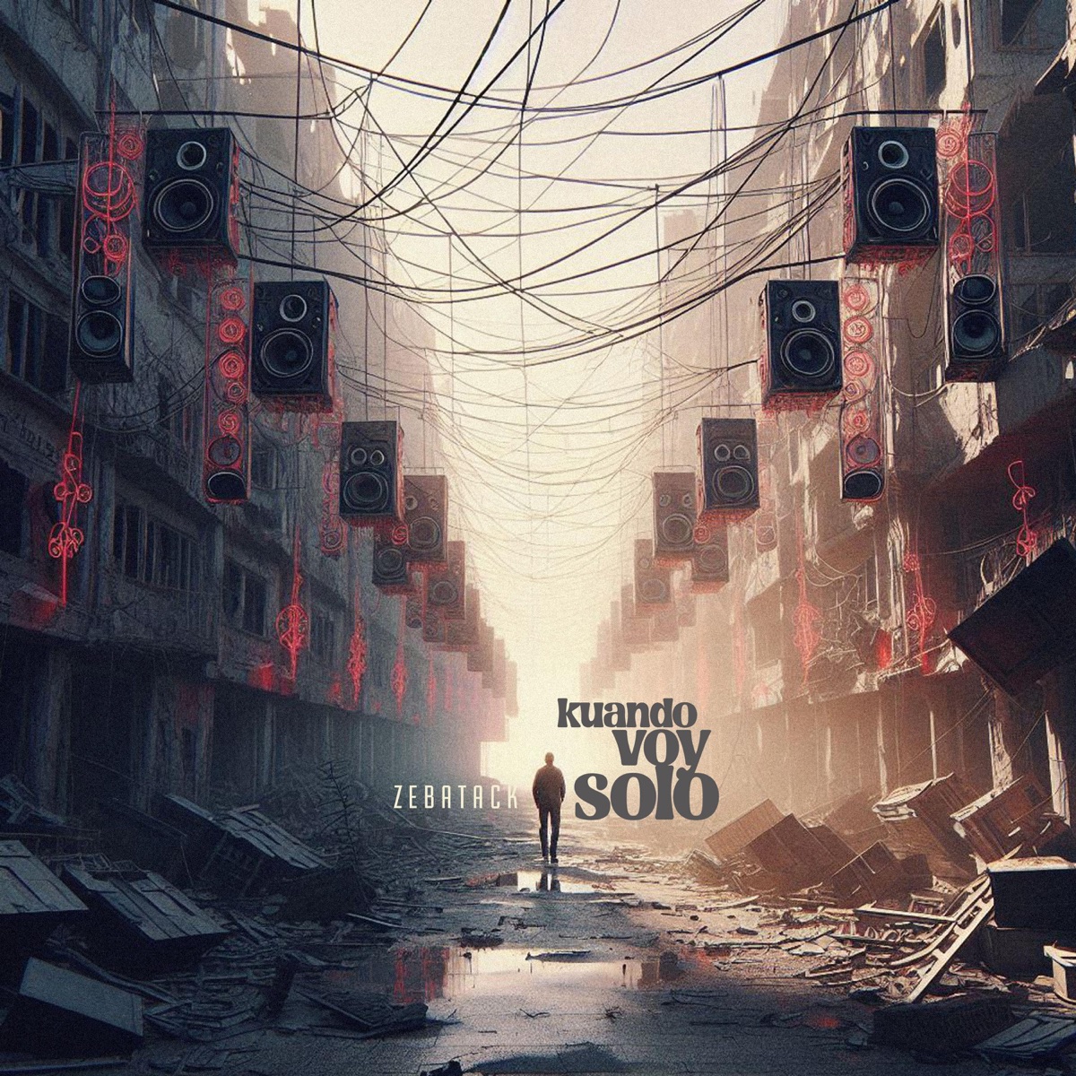 Kuando voy solo - Single by Zebatack album cover