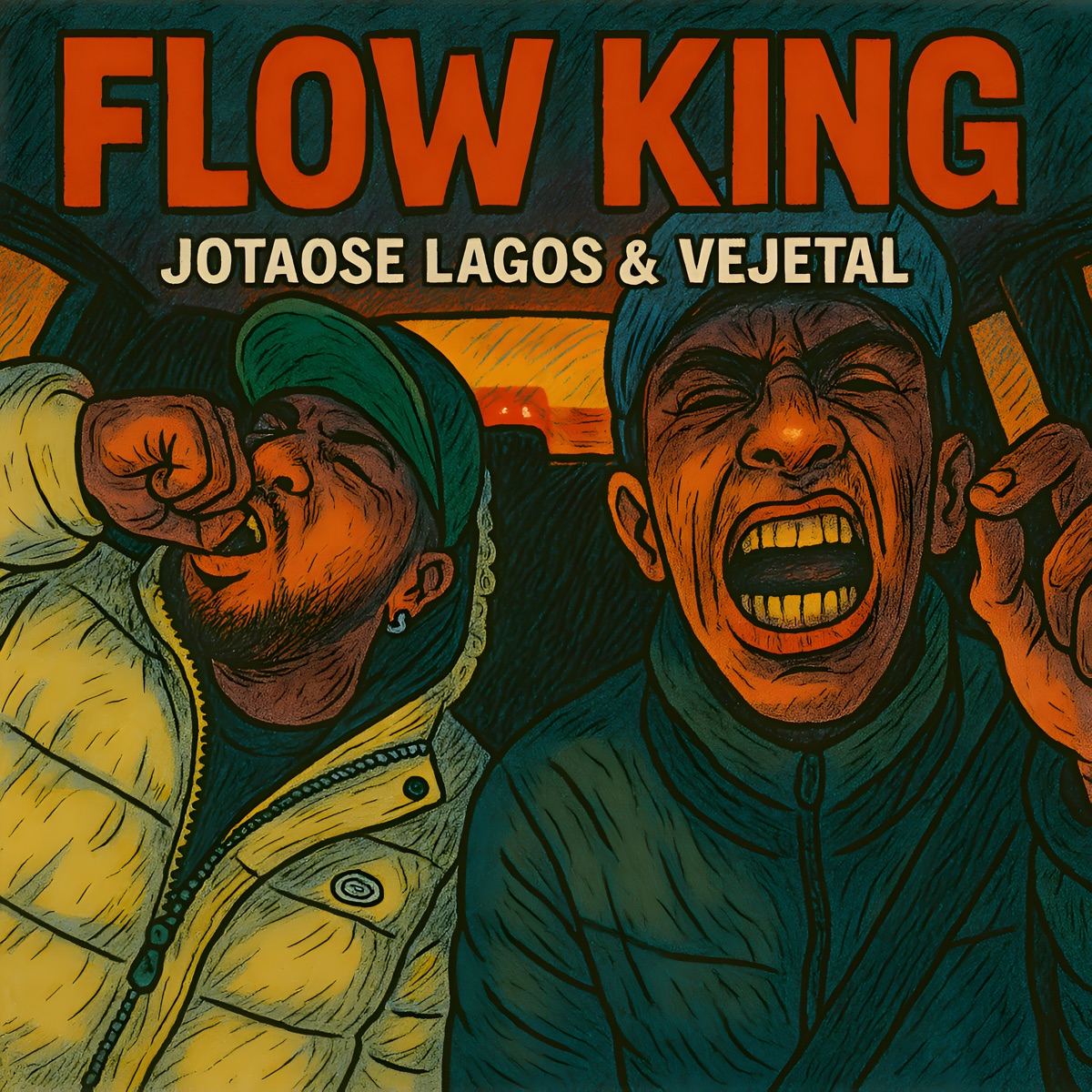 Flow King - Single by Jotaose Lagos & Vejetal album cover