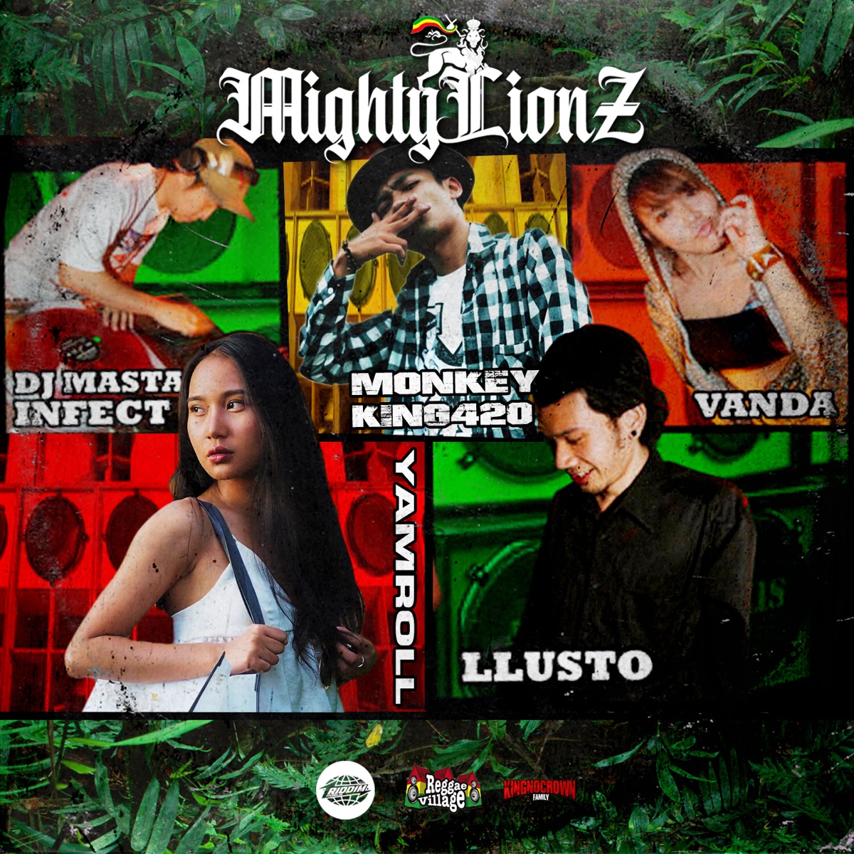 Welcome 2 The Jungle (feat. MonkeyKing420, Llusto, Yamroll, VandaZ & DJ Masta Infect) - EP by Mighty LionZ album cover