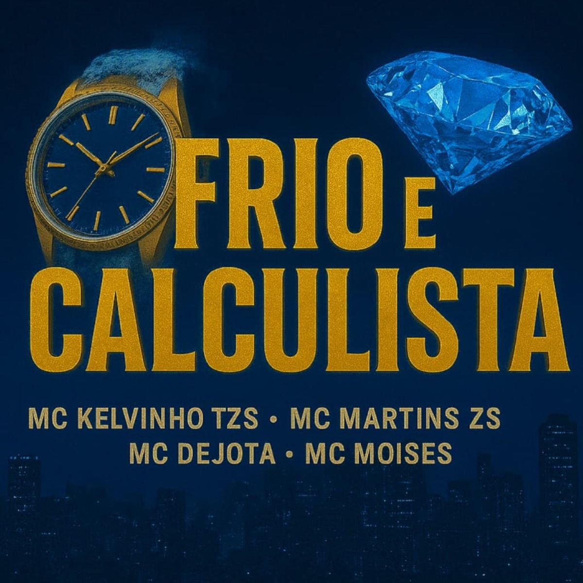 FRIO E CALCULISTA - Single by MC Kelvinho TZS, MC Martins ZS, MC dejota & MC MOISES album cover
