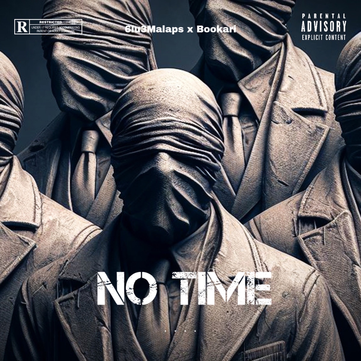 No Time - Single by 6lu3Malaps & Bookari album cover