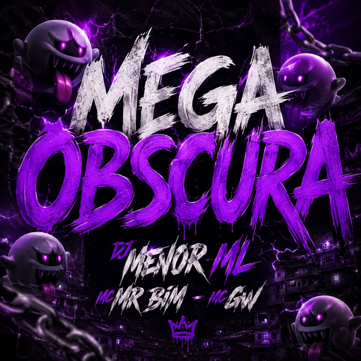 MEGA OBSCURA - Single by DJ MENOR ML, Mc Mr. Bim & Mc Gw album cover