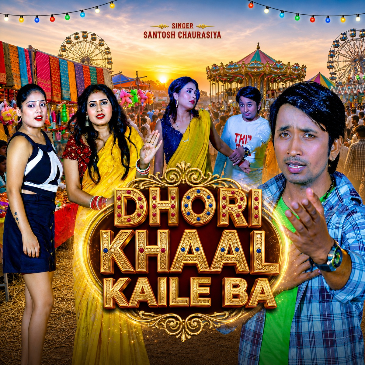 Dhori Khaal Kaile Ba - Single by santosh chaurasiya album cover