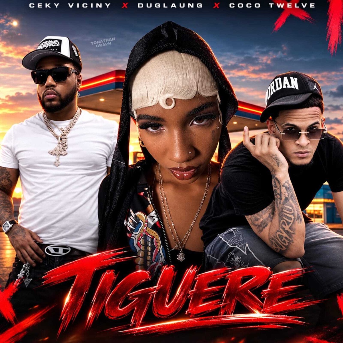 Tiguere - Single by Ceky Viciny, Duglaung & Coco Twelve album cover