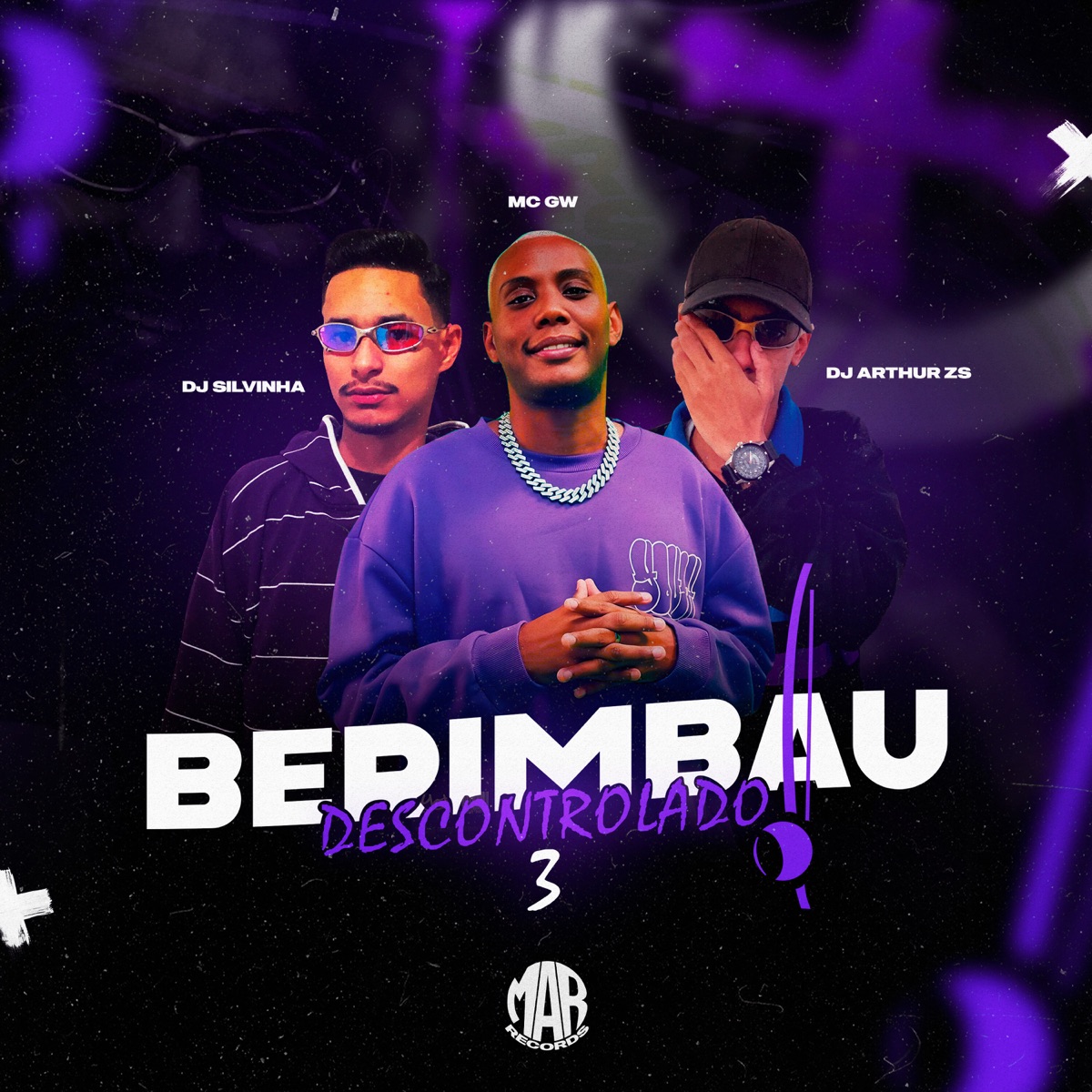 Berimbau Descontrolado 3 - Single by DJ SILVINHA, Dj Arthur Zs & MC GW album cover