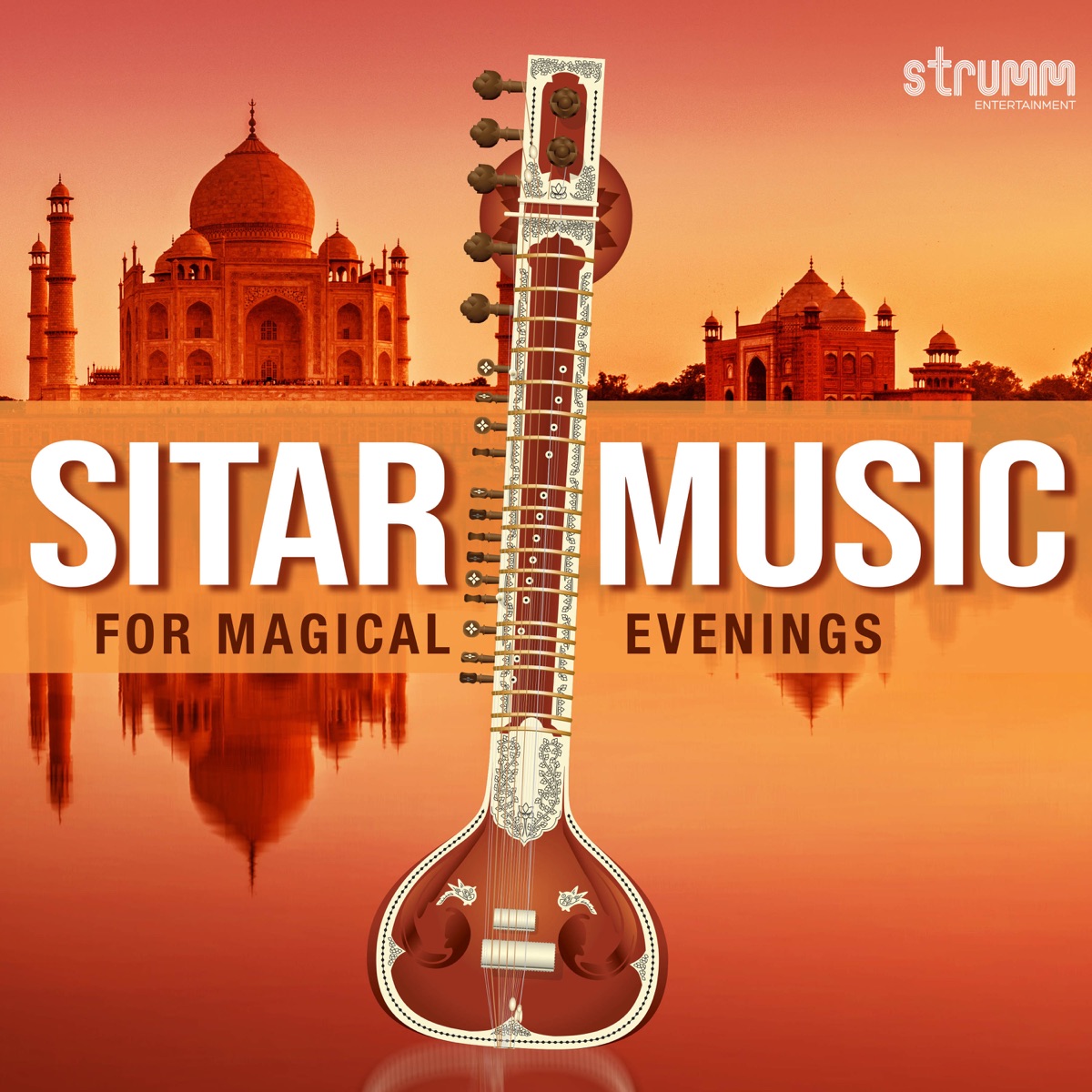Sitar Music for Magical Evenings by Purbayan Chatterjee, Kishore Kumar & Chirag Katti album cover