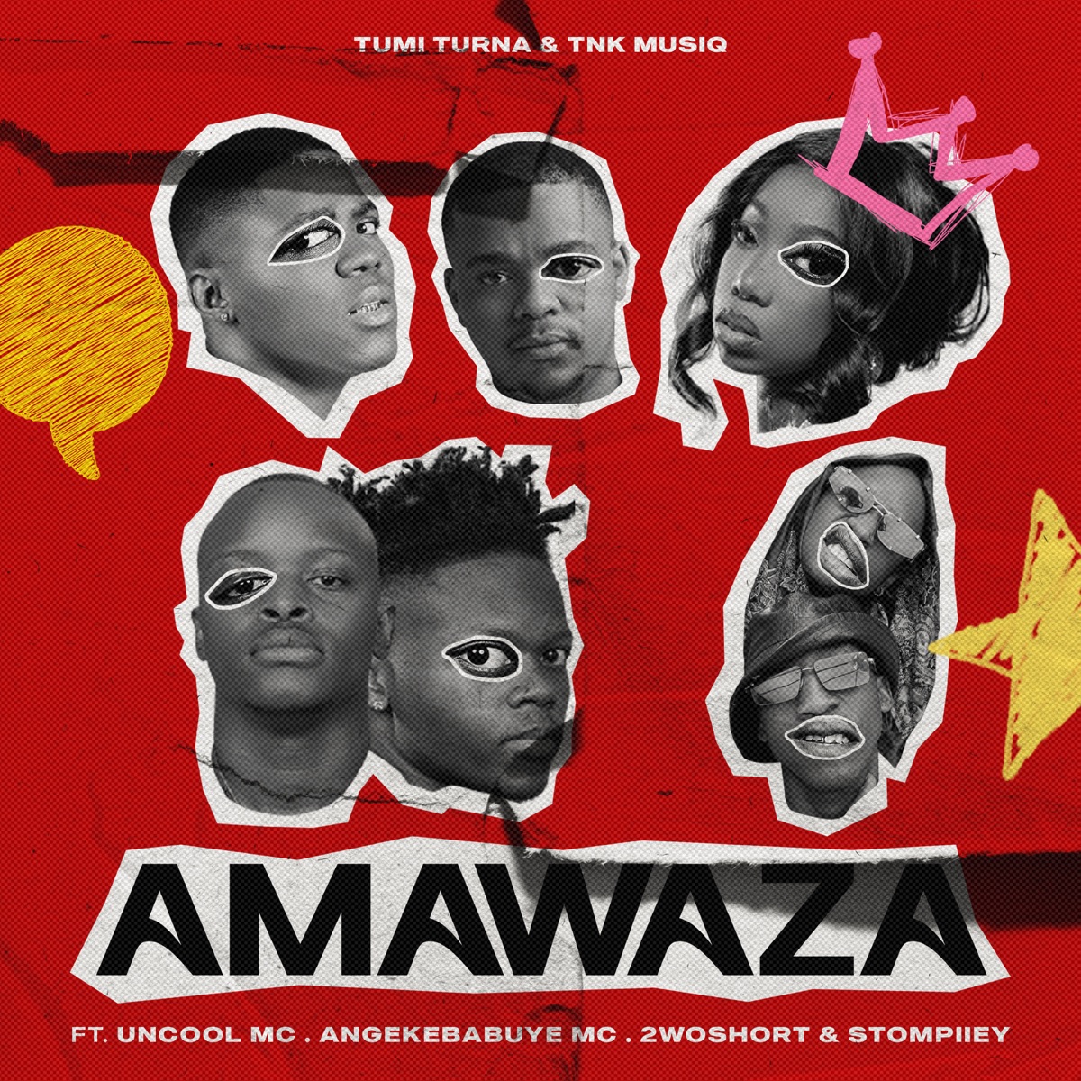 AMAWAZA (feat. Uncool MC, 2woshort, Stompiiey & Angekebabuye mc) - Single by Tumi Turna & TNK MusiQ album cover