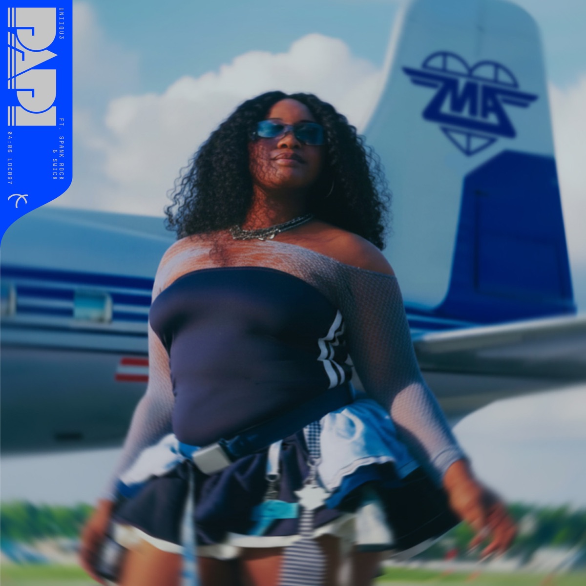 Papi (feat. Spank Rock) - Single by UNIIQU3 & Swick album cover
