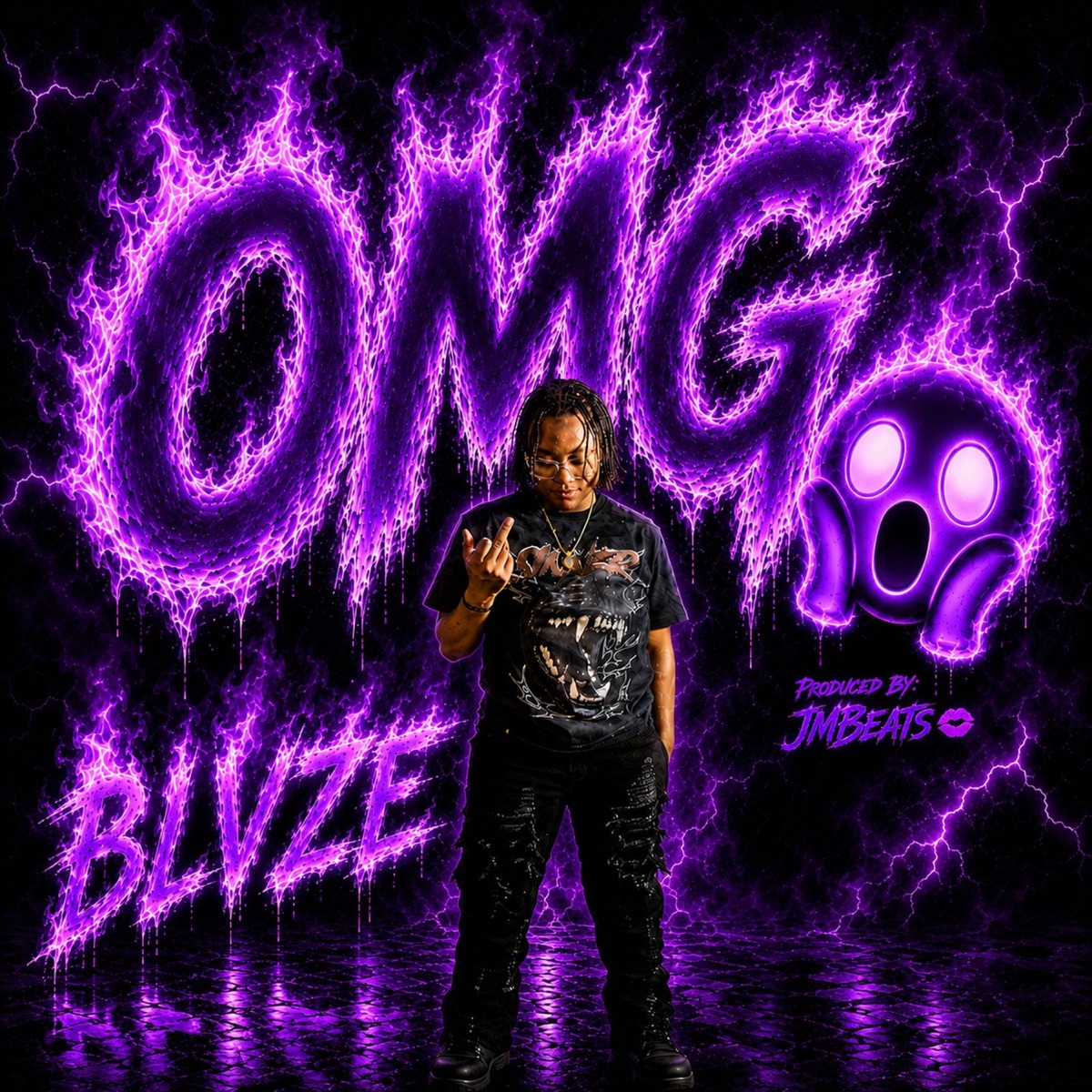 OMG - Single by BLVZE & JMBEATS album cover