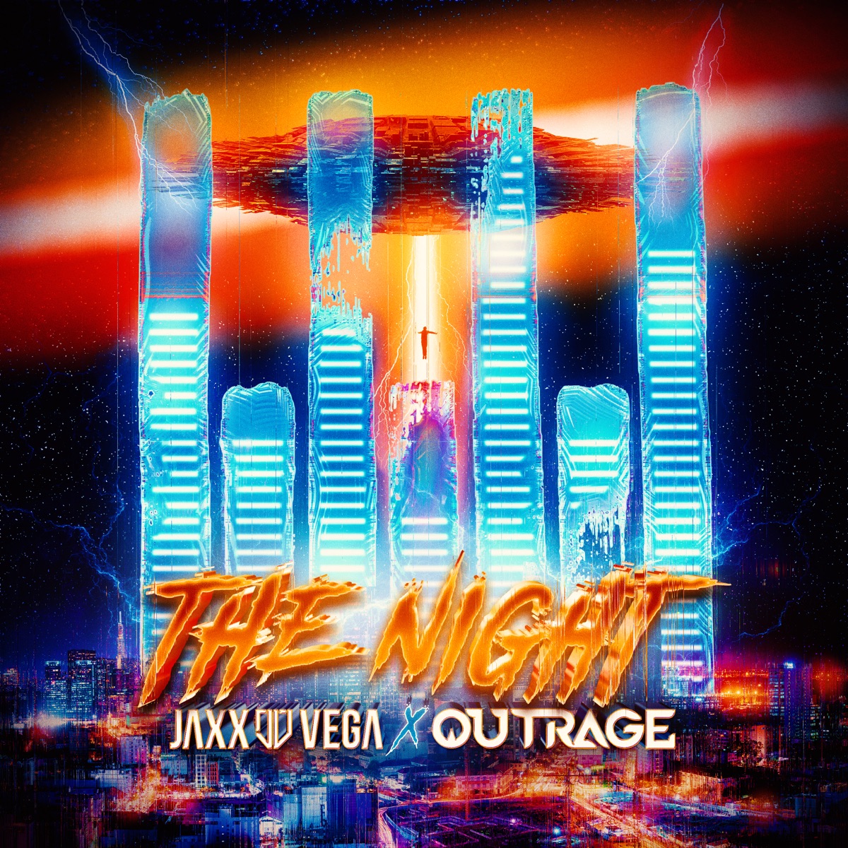 The Night - Single by Jaxx & Vega & OUTRAGE album cover