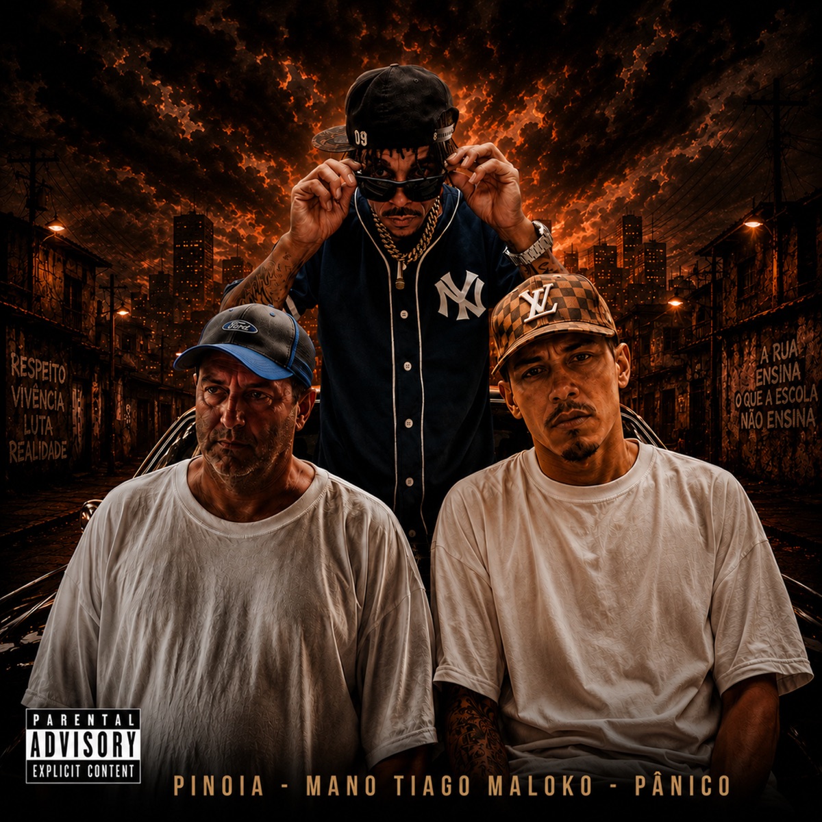 Vivência da Rua - Single by MANO TIAGO MALOKO, Pinoia & Panico album cover