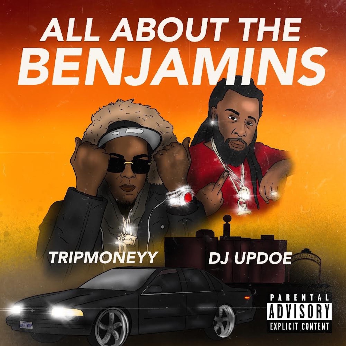 All About the Bejamins (feat. DJ UPDOH) - Single by Tripm0neyy album cover