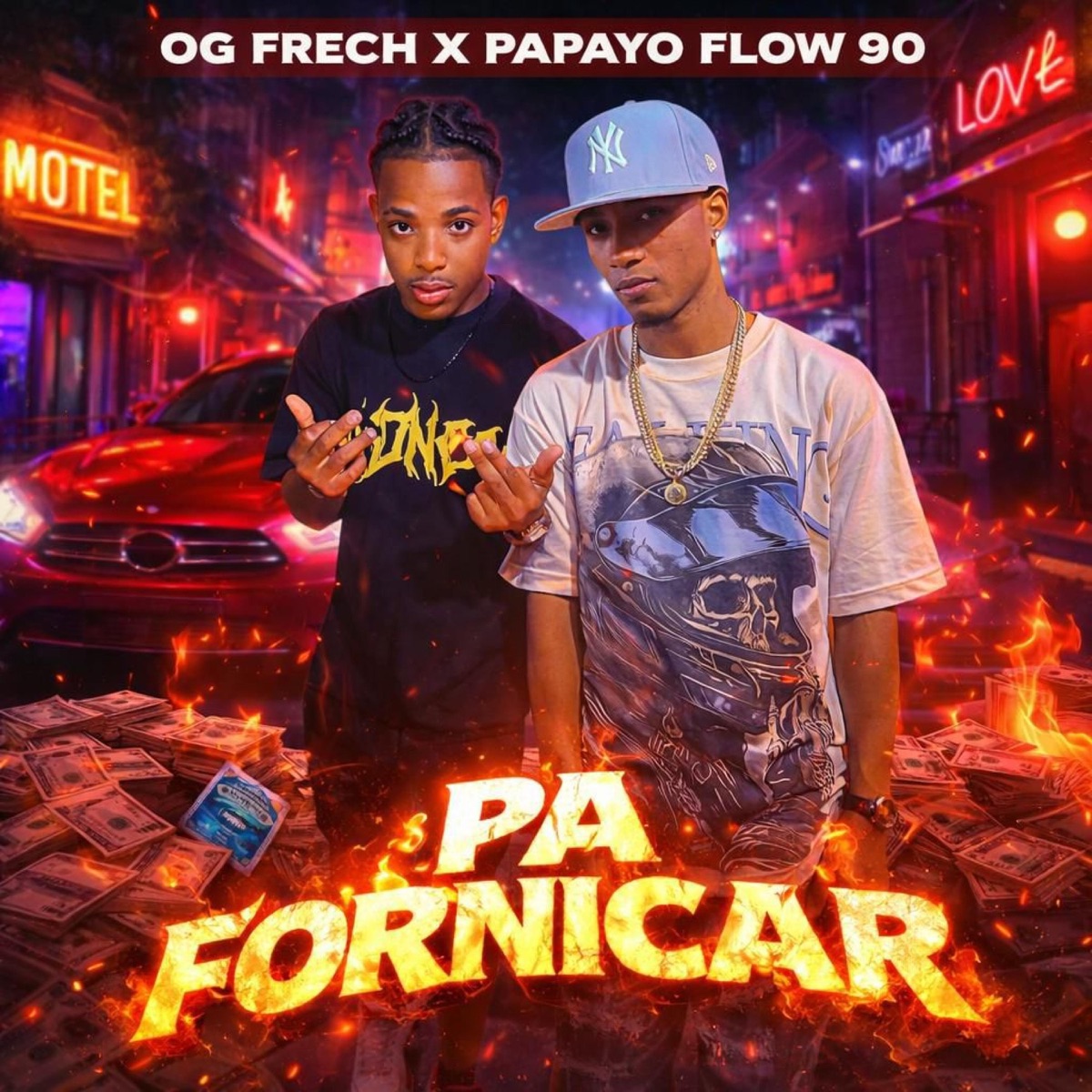 Pa fornicar (feat. Papayo flow 90) [Yovng Legendary Remix] - Single by IM THEINDIGO album cover