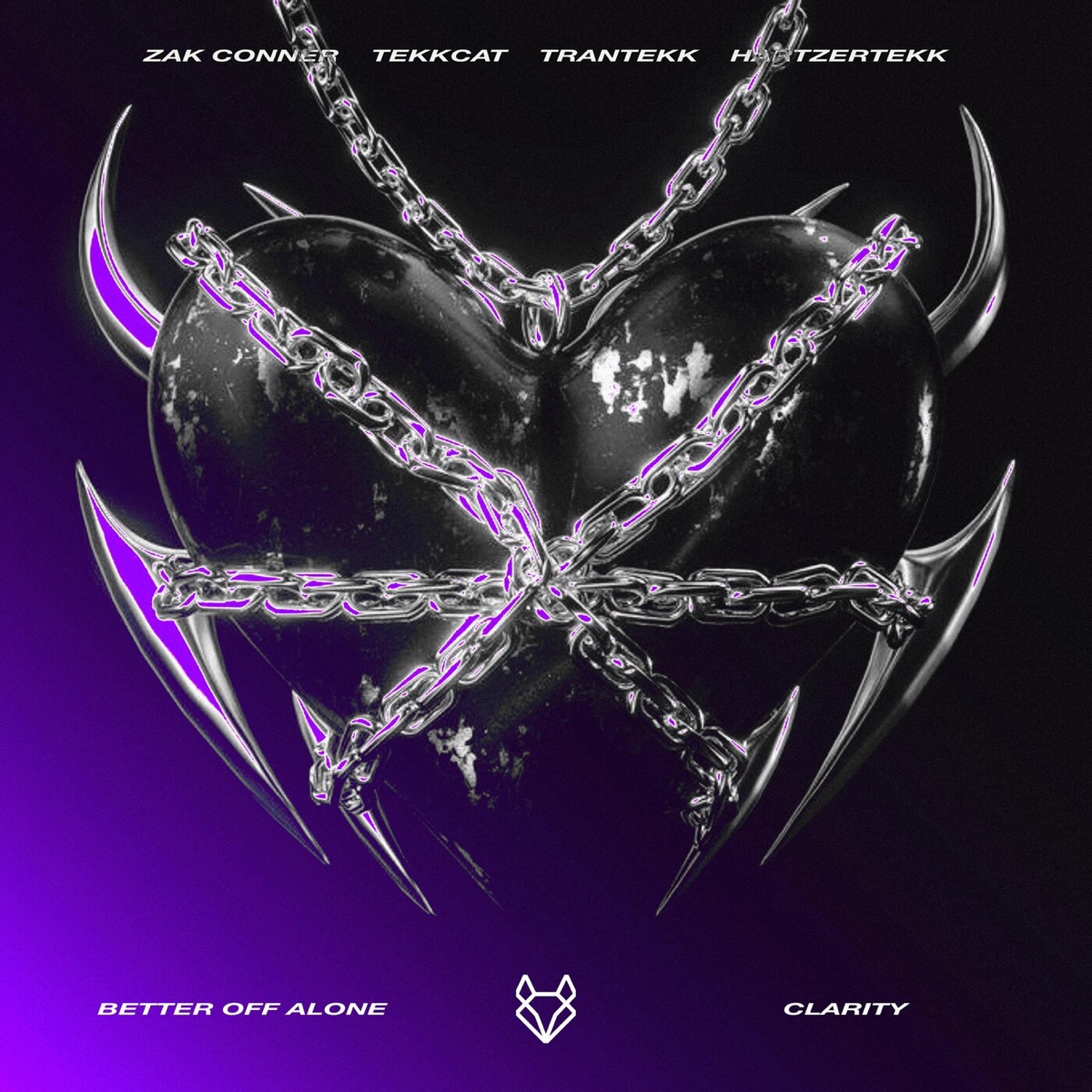 Better Off Alone X Clarity (HardTekk) - Single by Zak Conner, TEKKCAT, TRANTEKK & HARTZERTEKK album cover