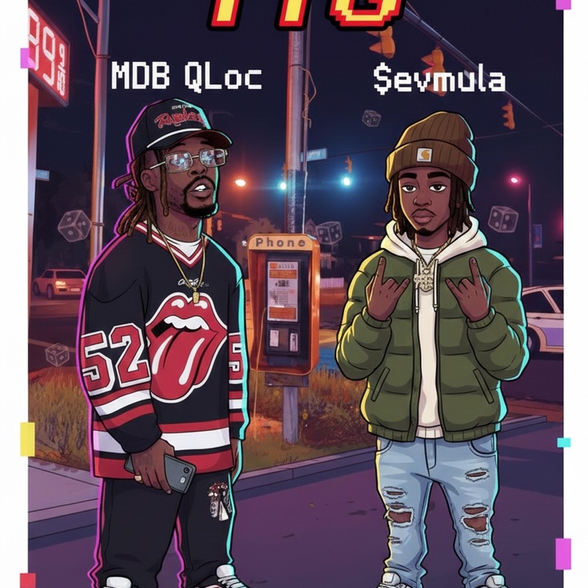 TTG (feat. MDB QLoc) - Single by $evyn album cover