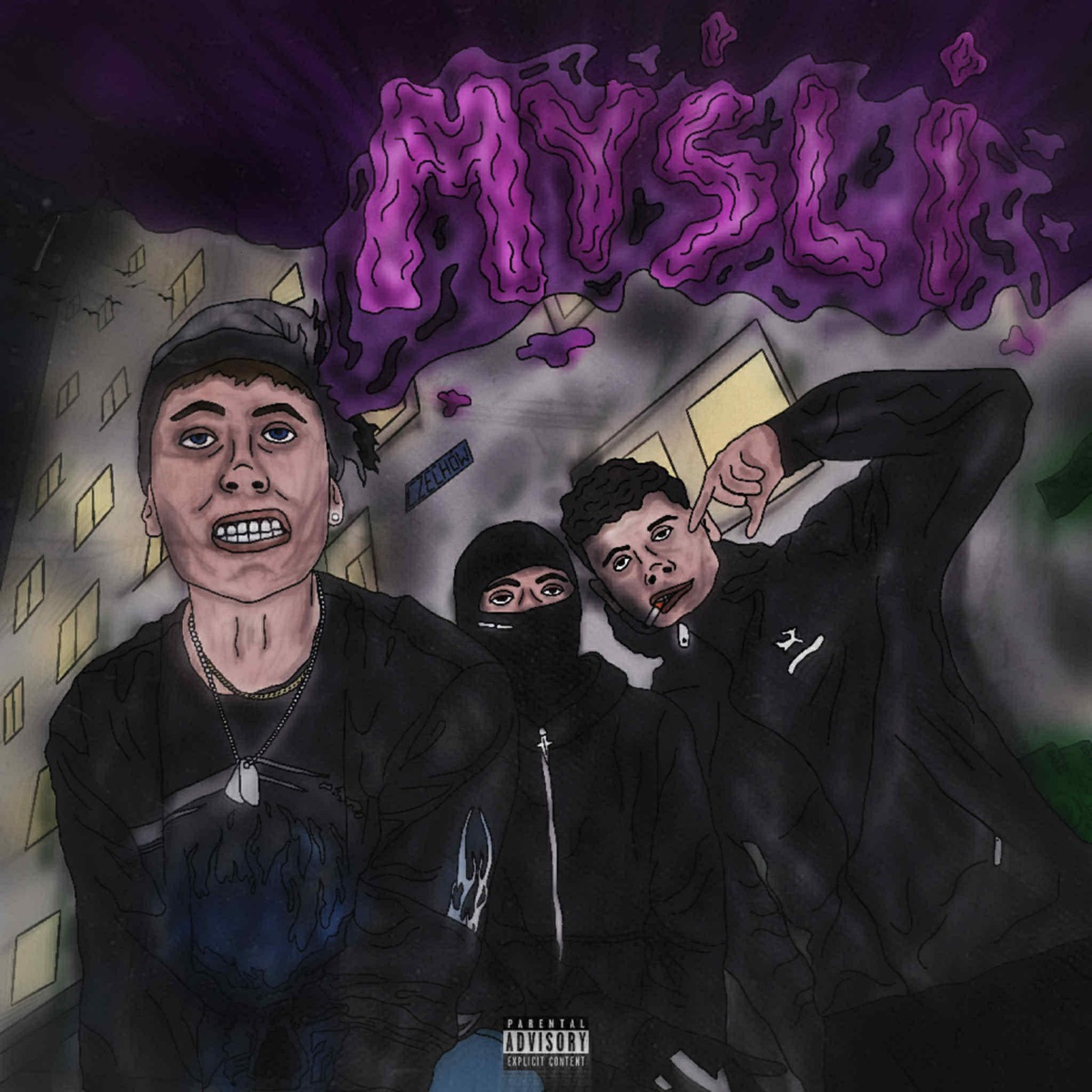 MYŚLI - Single by Młody Giet & blarez album cover