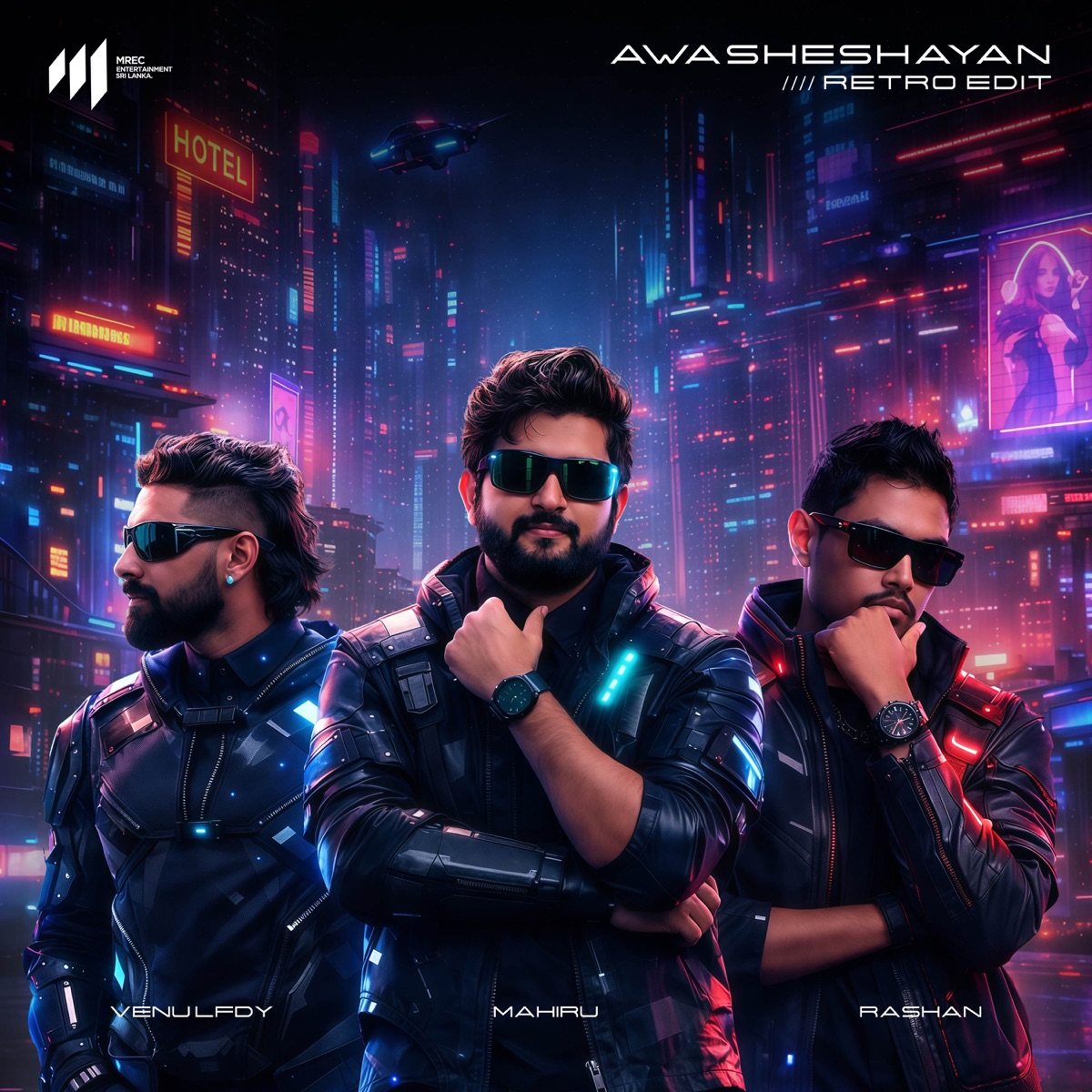 Awasheshayan (Retro Edit) - Single by Rashan Balasooriya, Mahiru Senarathne & Venu Lfdy album cover
