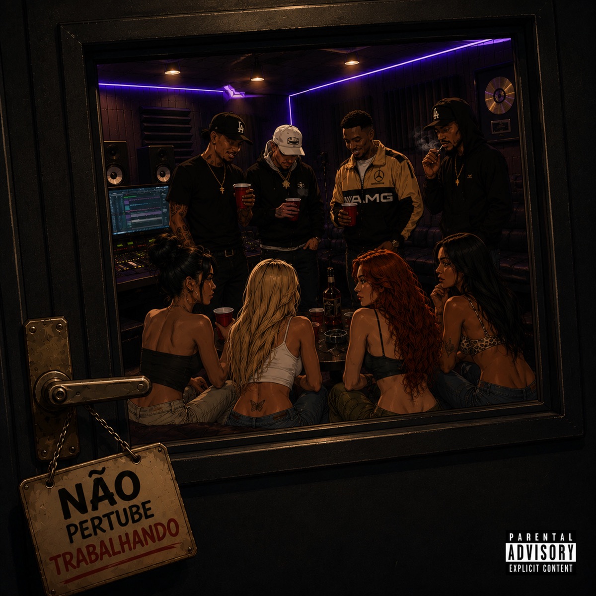 PARECE TRABALHO (feat. Csantos) - Single by Dimy, Cauart, Kyef & 25monteiro album cover