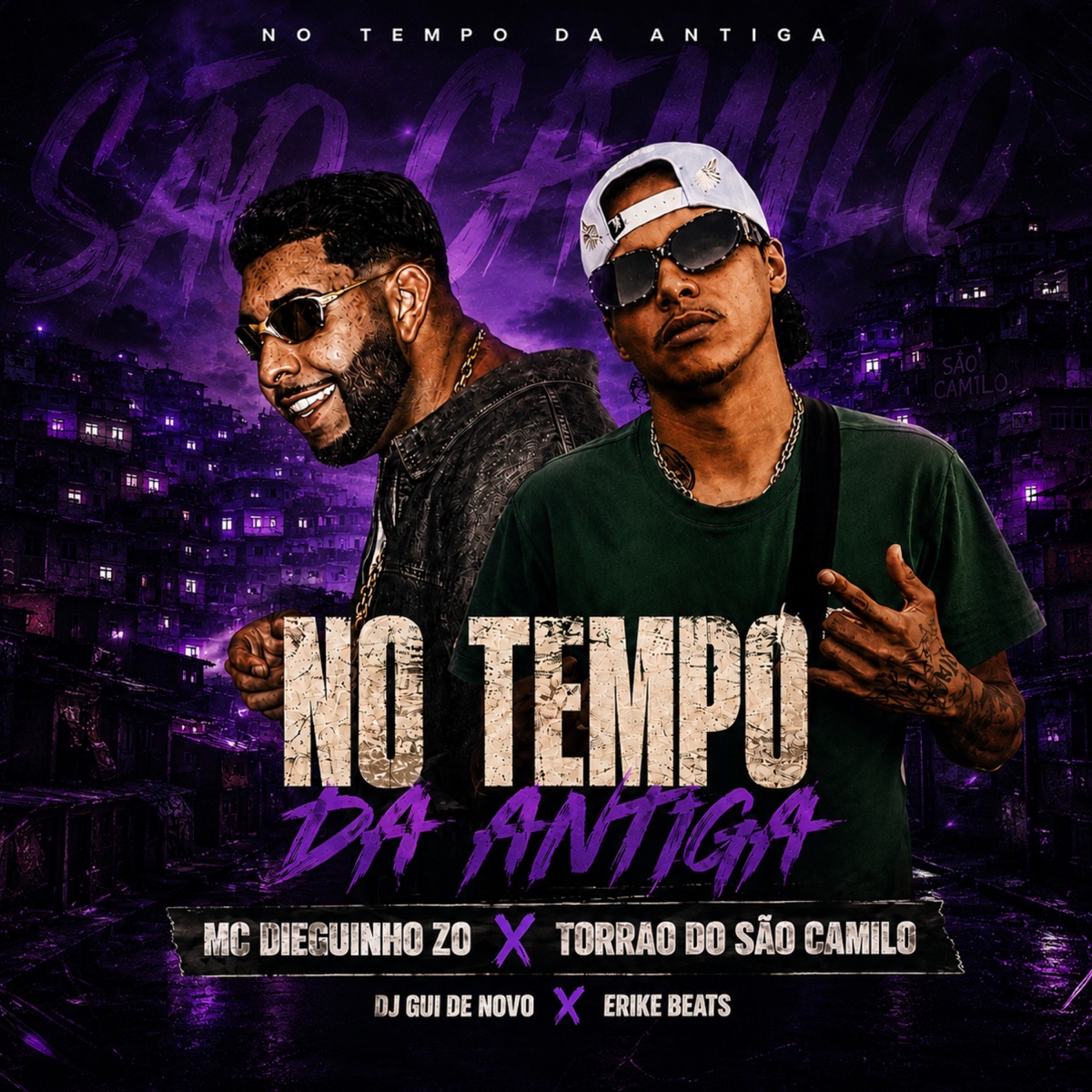 No Tempo da Antiga - Single by Mc Dieguinho ZO & Torro Fap album cover