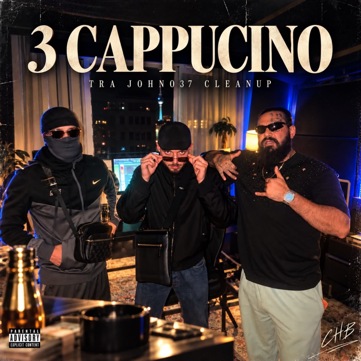 3 Cappuccino - Single by TRA, CleanUp & Johno37 album cover