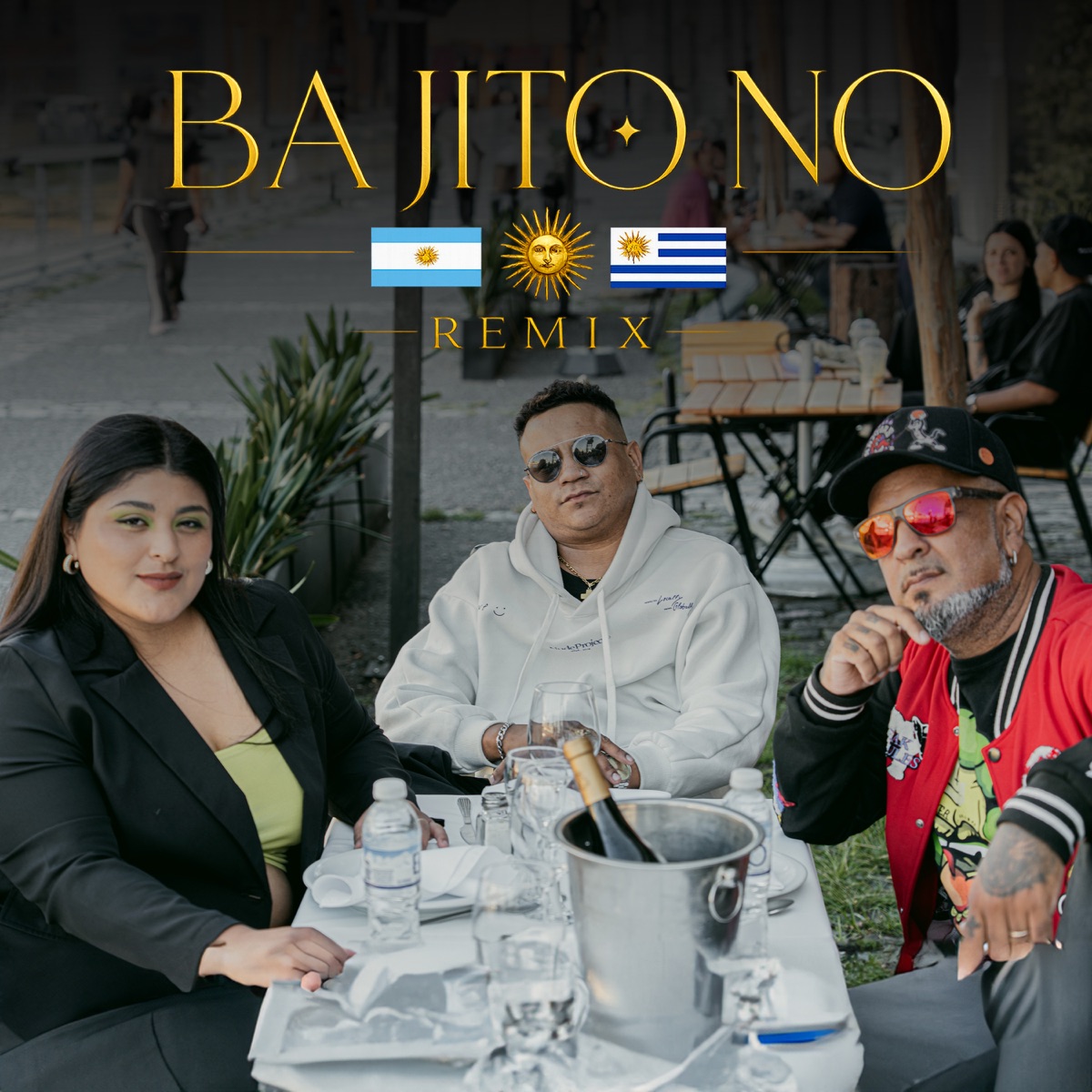 Bajito No (Remix) - Single by Los Negroni & Viru Kumbieron album cover