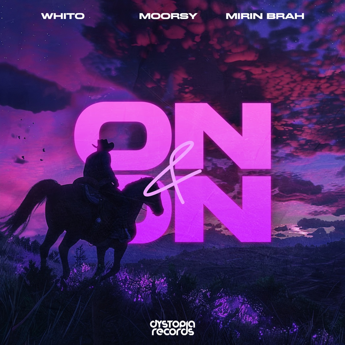 On and On (Hardstyle) - Single by Whito, Moorsy & Mirin Brah album cover