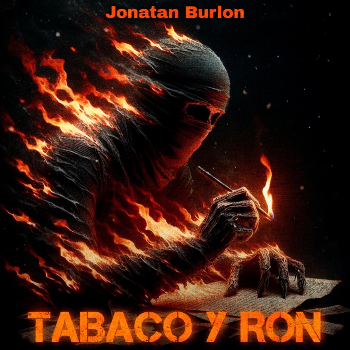Tabaco y Ron - Single by Jonatan Burlon album cover
