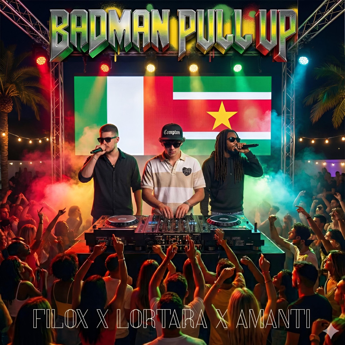 BADMAN PULL UP - Single by Filox, LorTara & Amanti Youthz album cover