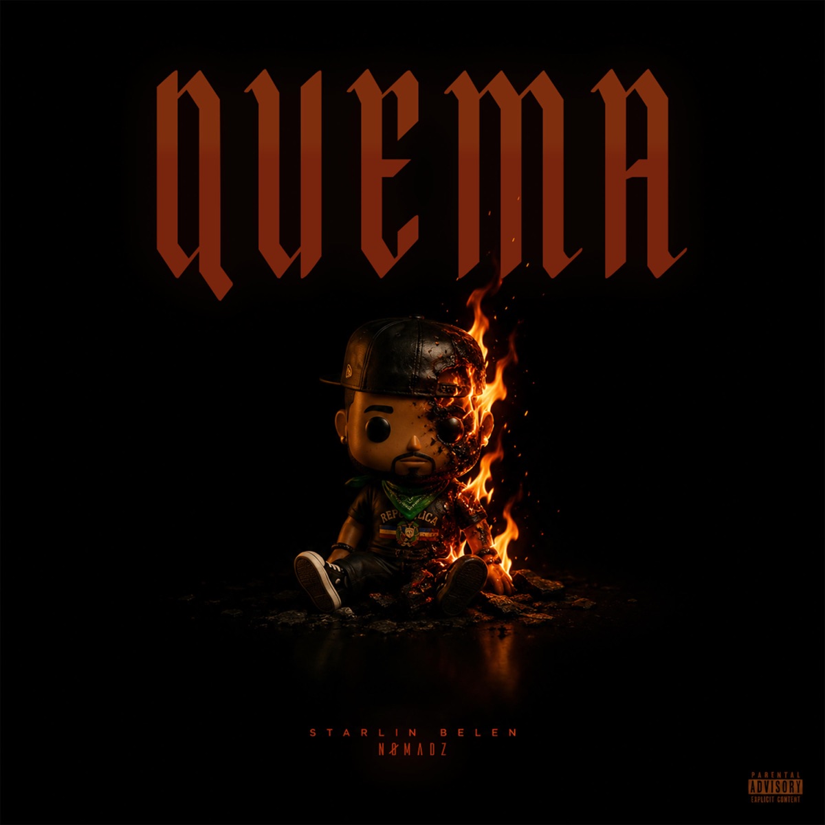 QUEMA - Single by Starlin Belen & NØMADZ album cover