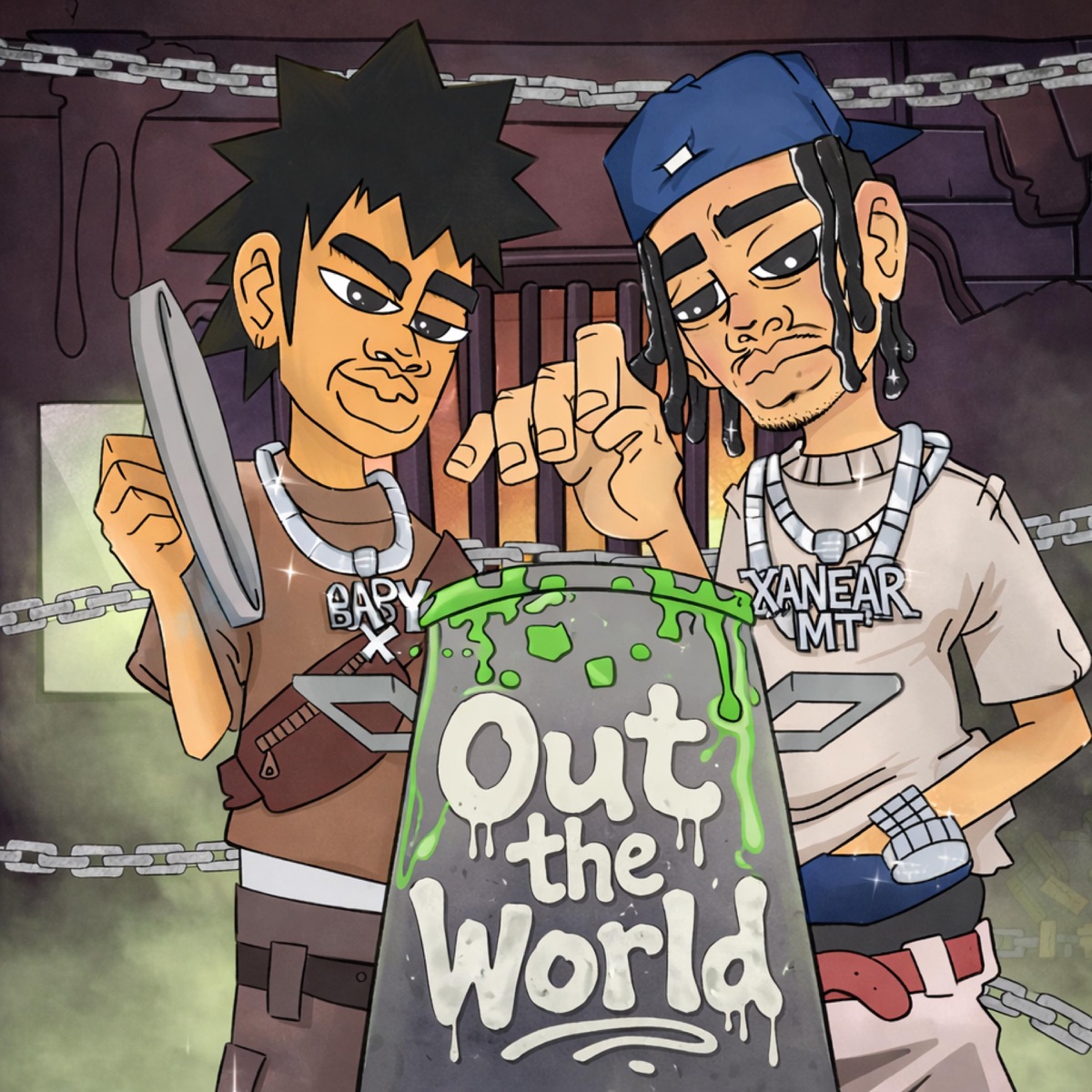 Out the World (feat. BABYX) - EP by xanearmt album cover