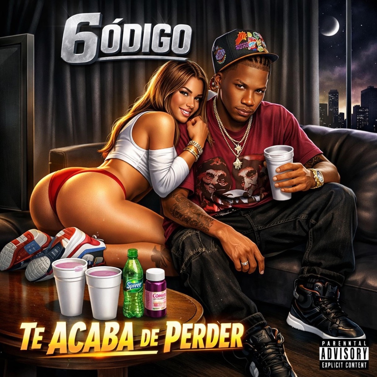 Te Acaba De Perder (feat. 6 Codigo) - Single by Kama produce album cover